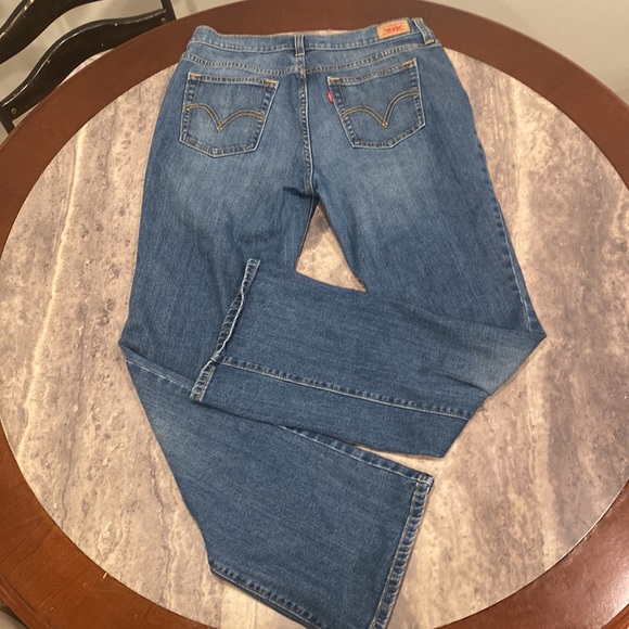 Levi's 515 Bootcut Jeans Stretch 10.5" Rise 31.5" Inseam Med Wash - Picture 3 of 11